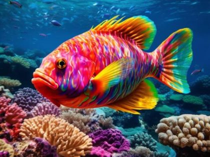 Animal Kits |  Tropical Fish 60x75cm(24×29.5in) Animal Animal Kits