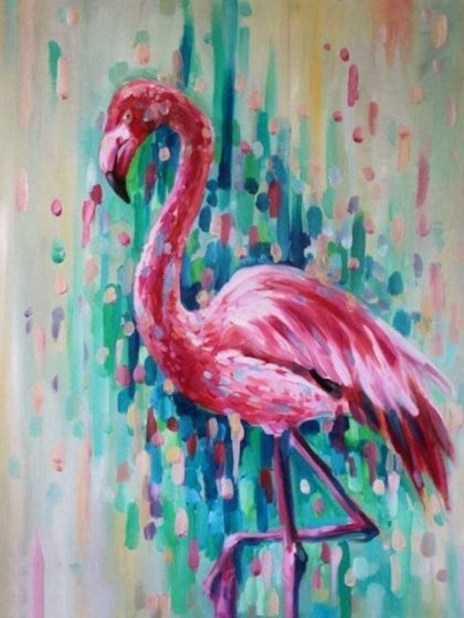 Bird |  Flamingo 60x75cm(24×29.5in) Animal Bird