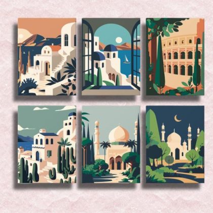 Butterfly |  Mini Travel Posters 6 Pack Paint by Numbers 15x20cm(6x8in) Animal Butterfly