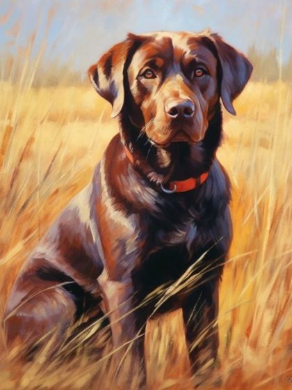 Dog |  Labrador 60x75cm(24×29.5in) Animal Dog