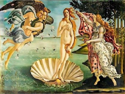 Famous Kits |  Botticelli – The Birth of Venus 60x75cm(24×29.5in) Famous Famous Kits