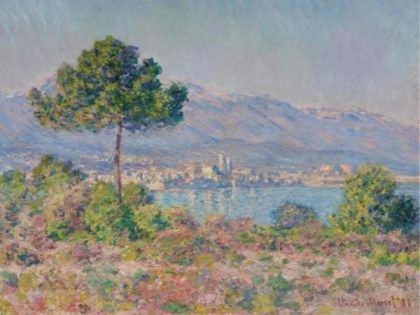 Famous Kits |  Claude Monet – Antibes Seen from the Plateau 60x75cm(24×29.5in) Famous Famous Kits