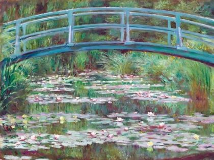 Famous Kits |  Claude Monet – Japanese Footbridge 60x75cm(24×29.5in) Famous Famous Kits