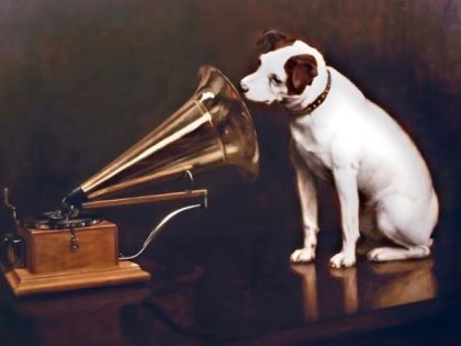 Famous Kits |  Francis Barraud – His Masters Voice 60x75cm(24×29.5in) Famous Famous Kits