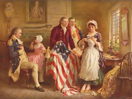 Famous Kits |  Gerome Ferris – Betsy Ross 1777 60x75cm(24×29.5in) Famous Famous Kits