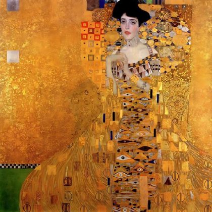 Famous Kits |  Gustav Klimt – Portrait of Adele Bloch Bauer 60x60cm(23.5×23.5in) Famous Famous Kits