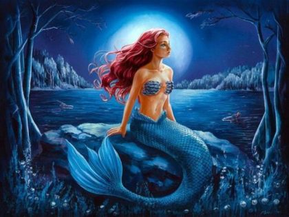 Fantasy Kits |  Mermaid at Midnight 60x75cm(24×29.5in) Fantasy Fantasy Kits