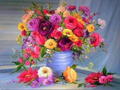 Floral Kits |  Rich Colorful Bouquet 60x75cm(24×29.5in) Floral Kits Floral Kits