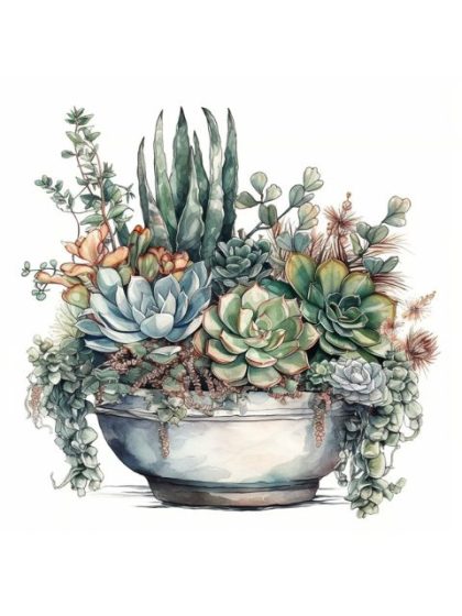 Floral Kits |  Succulent Plant Pot 60x75cm(24×29.5in) Floral Kits Floral Kits