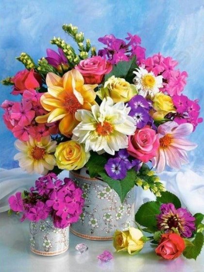 Floral Kits |  Vase Flowers 60x75cm(24×29.5in) Floral Kits Floral Kits