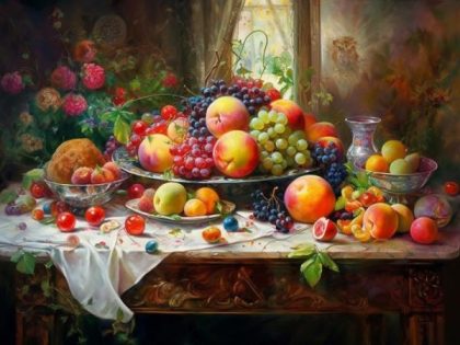 Food and Drinks |  Fruits Still Life 60x75cm(24×29.5in) Food & Drinks Food & Drinks