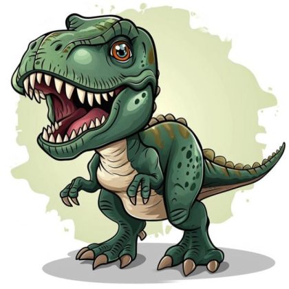 For Children |  Cute T-Rex 20x20cm(8x8in) For Children For Children