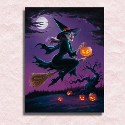 Halloween |  Flying Witch 60x75cm(24×29.5in) Halloween Halloween