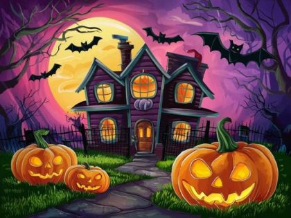 Halloween |  Halloween Cartoon 60x75cm(24×29.5in) Halloween Halloween