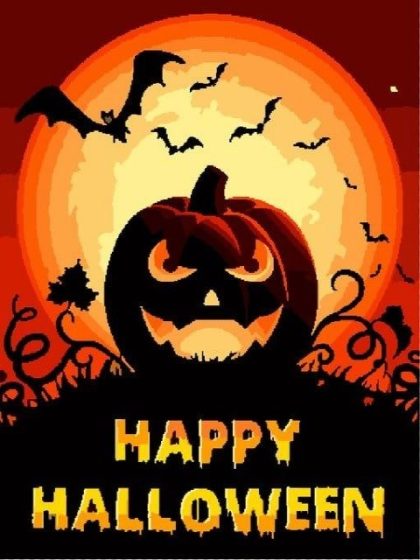 Halloween |  Happy Halloween 60x75cm(24×29.5in) Halloween Halloween