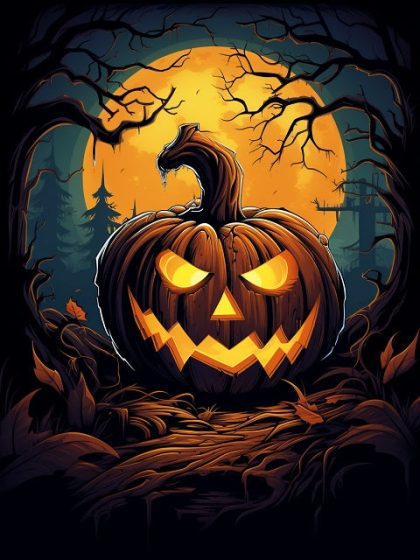 Halloween |  On Halloween Night 60x75cm(24×29.5in) Halloween Halloween