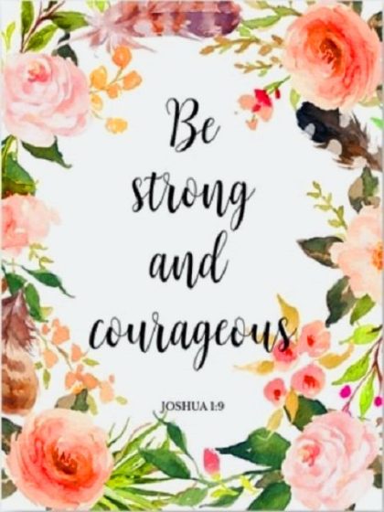 Inspirational Quotes |  Be Strong 60x75cm(24×29.5in) Inspirational Quotes Inspirational Quotes