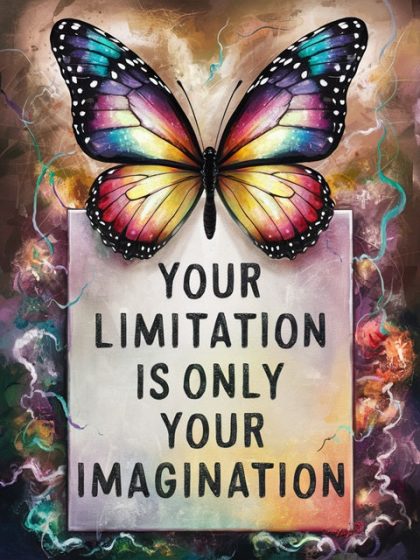 Inspirational Quotes |  Your Limitation is only your Imagination 60x75cm(24×29.5in) Inspirational Quotes Inspirational Quotes