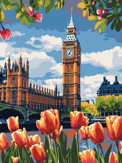 Landscape |  Big Ben 60x75cm(24×29.5in) Landscape Landscape