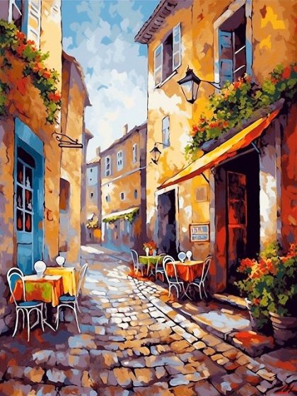 Landscape |  Historic Town 60x75cm(24×29.5in) Landscape Landscape