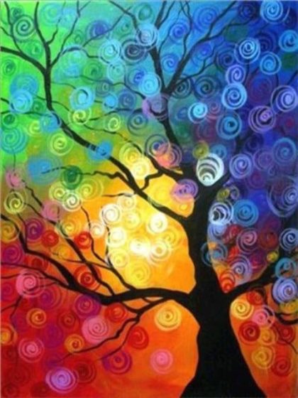 Landscape |  Tree of Life Artwork – Paint by Numbers Kit 60x75cm(24×29.5in) Landscape Landscape