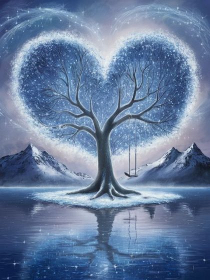 Love |  Landscape Love Tree 60x75cm(24×29.5in) Love Love