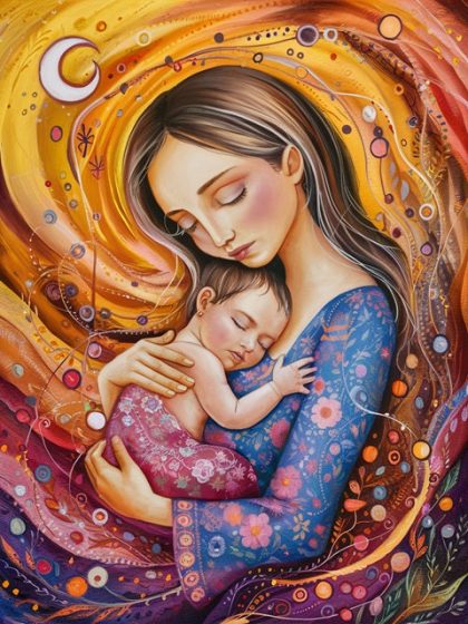 Love |  Mothers Love 60x75cm(24×29.5in) Love Love