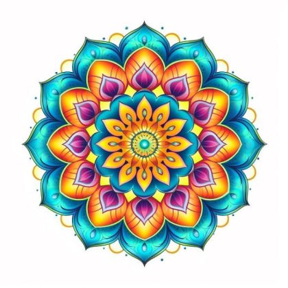 Mandala |  Mandala V 60x60cm(23.5×23.5in) Mandala Mandala