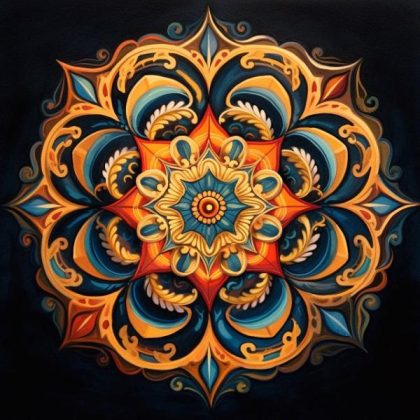 Mandala |  Mandala VI 60x60cm(23.5×23.5in) Mandala Mandala