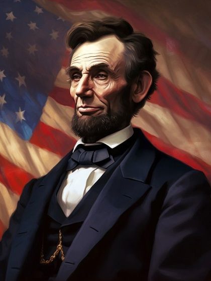 People Kits |  Abraham Lincoln 60x75cm(24×29.5in) People People Kits