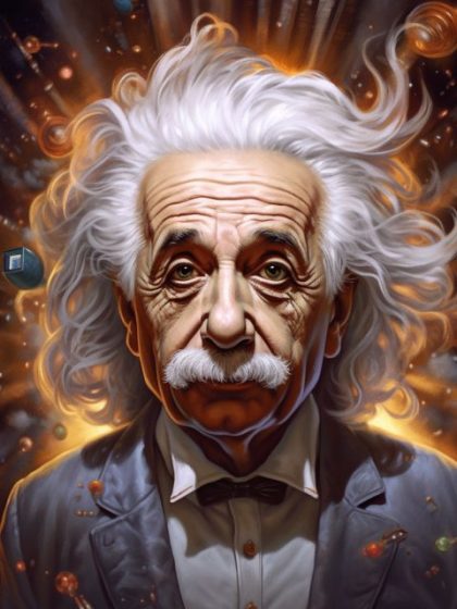 People Kits |  Albert Einstein 60x75cm(24×29.5in) People People Kits