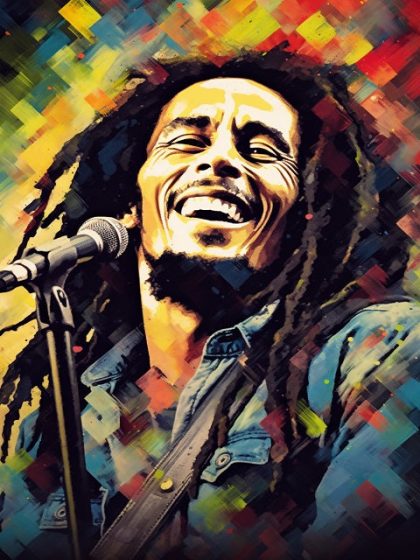 People Kits |  Bob Marley 60x75cm(24×29.5in) People People Kits