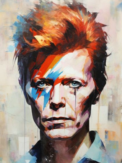 People Kits |  David Bowie 60x75cm(24×29.5in) People People Kits