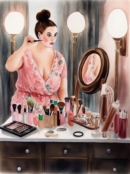 People Kits |  Fat Lady Makeup 60x75cm(24×29.5in) People People Kits