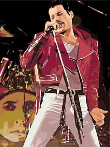 People Kits |  Freddie Mercury 60x75cm(24×29.5in) People People Kits