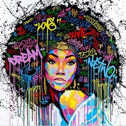 People Kits |  Graffiti Afro Style 60x75cm(24×29.5in) People People Kits