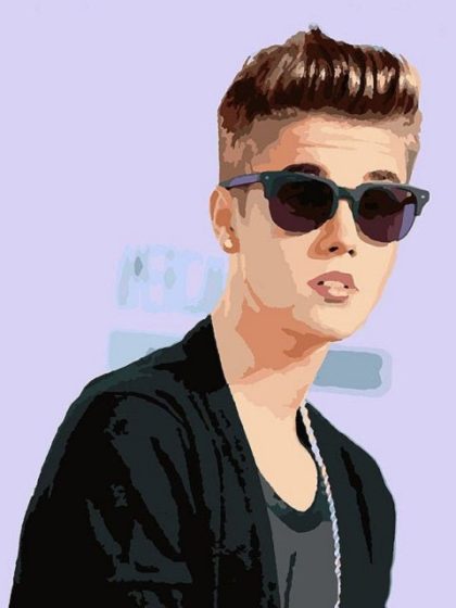 People Kits |  Justin Bieber 60x75cm(24×29.5in) People People Kits