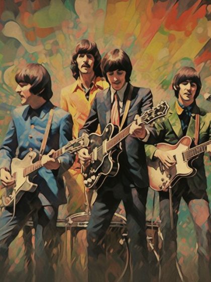 People Kits |  The Beatles 60x75cm(24×29.5in) People People Kits