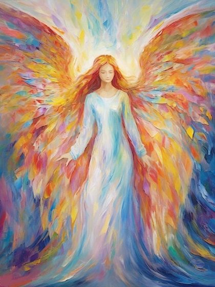 Religious Kits |  An Angel of Hope – Paint by Numbers Kit 60x75cm(24×29.5in) Religious Religious Kits