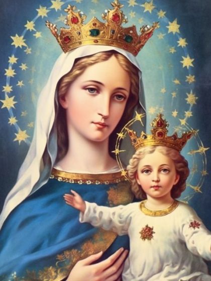 Religious Kits |  Jesus and Virgin Mary 60x75cm(24×29.5in) Religious Religious Kits