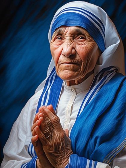 Religious Kits |  Mother Teresa 60x75cm(24×29.5in) Religious Religious Kits