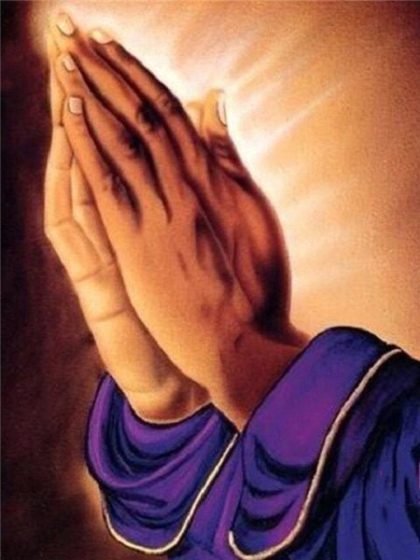 Religious Kits |  Praying Hands 60x75cm(24×29.5in) Religious Religious Kits