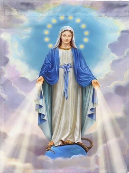 Religious Kits |  St. Mary the Virgin 60x75cm(24×29.5in) Religious Religious Kits