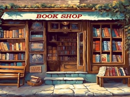 Vintage |  Bookstore – Paint by Numbers Kit 60x75cm(24×29.5in) Style Vintage