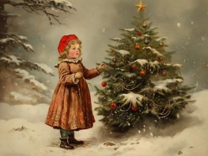 Vintage |  Christmas Tree Wonder 60x75cm(24×29.5in) Style Vintage