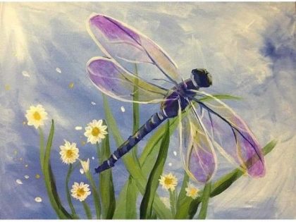 Animal Kits |  Purple Dragonfly 60x75cm(24×29.5in) Animal Animal Kits