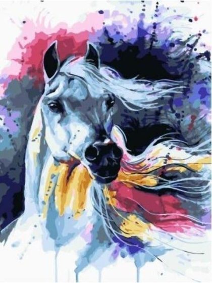 Animal Kits |  Watercolor Horse 60x75cm(24×29.5in) Animal Animal Kits