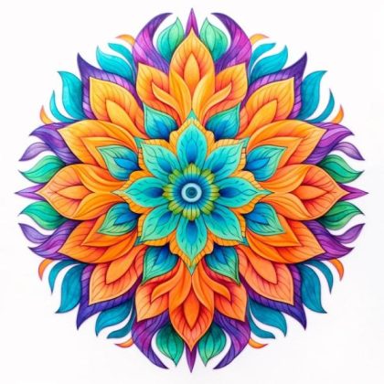 Mandala |  Mandala Fortune 60x60cm(23.5×23.5in) Mandala Mandala