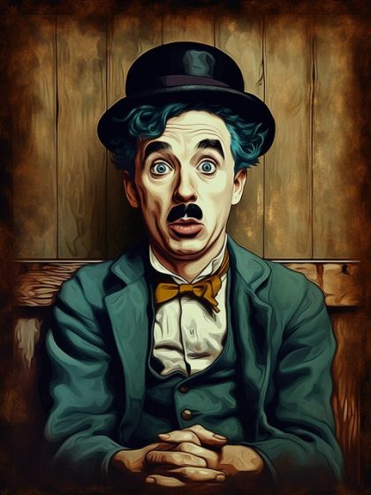 People Kits |  Charlie Chaplin 60x75cm(24×29.5in) People People Kits