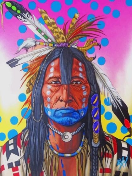 People Kits |  Native American 60x75cm(24×29.5in) People People Kits